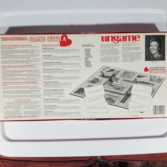 Vintage THE UNGAME 1984 Family Board Game 2-6 Players 100% Complete - Picture 2 of 9